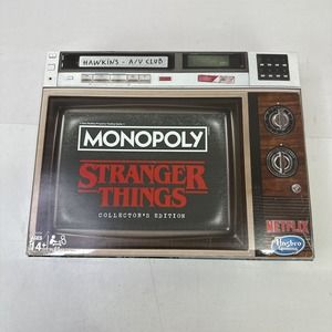 Monopoly Stranger Things Collectors Edition Board Game 100% COMPLETE! EUC E8194